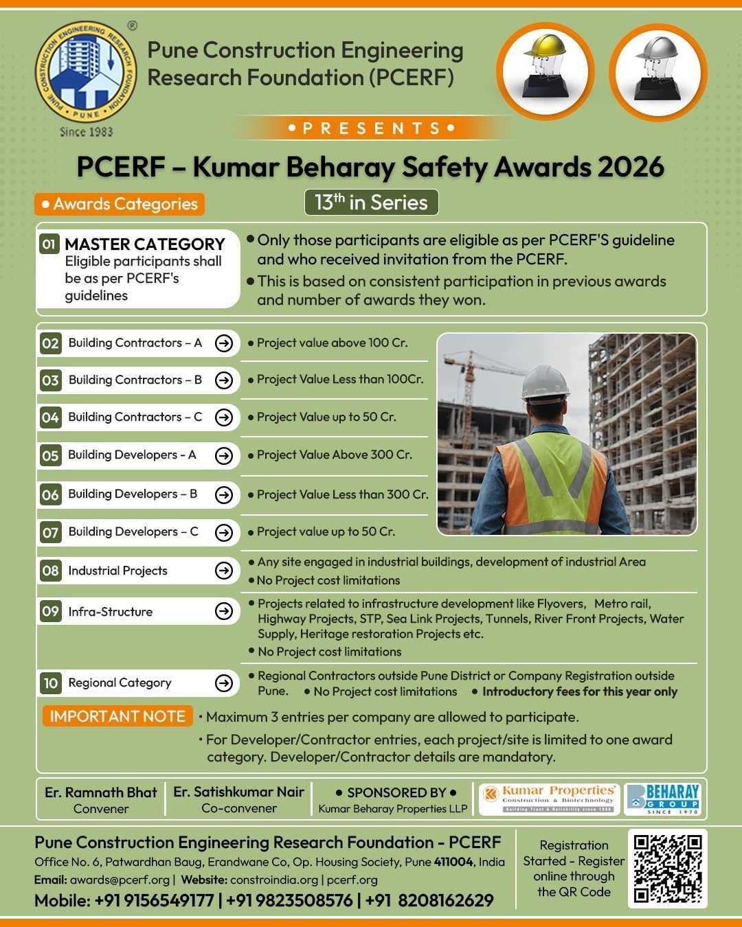 PCERF Kumar Beharay Safety Awards